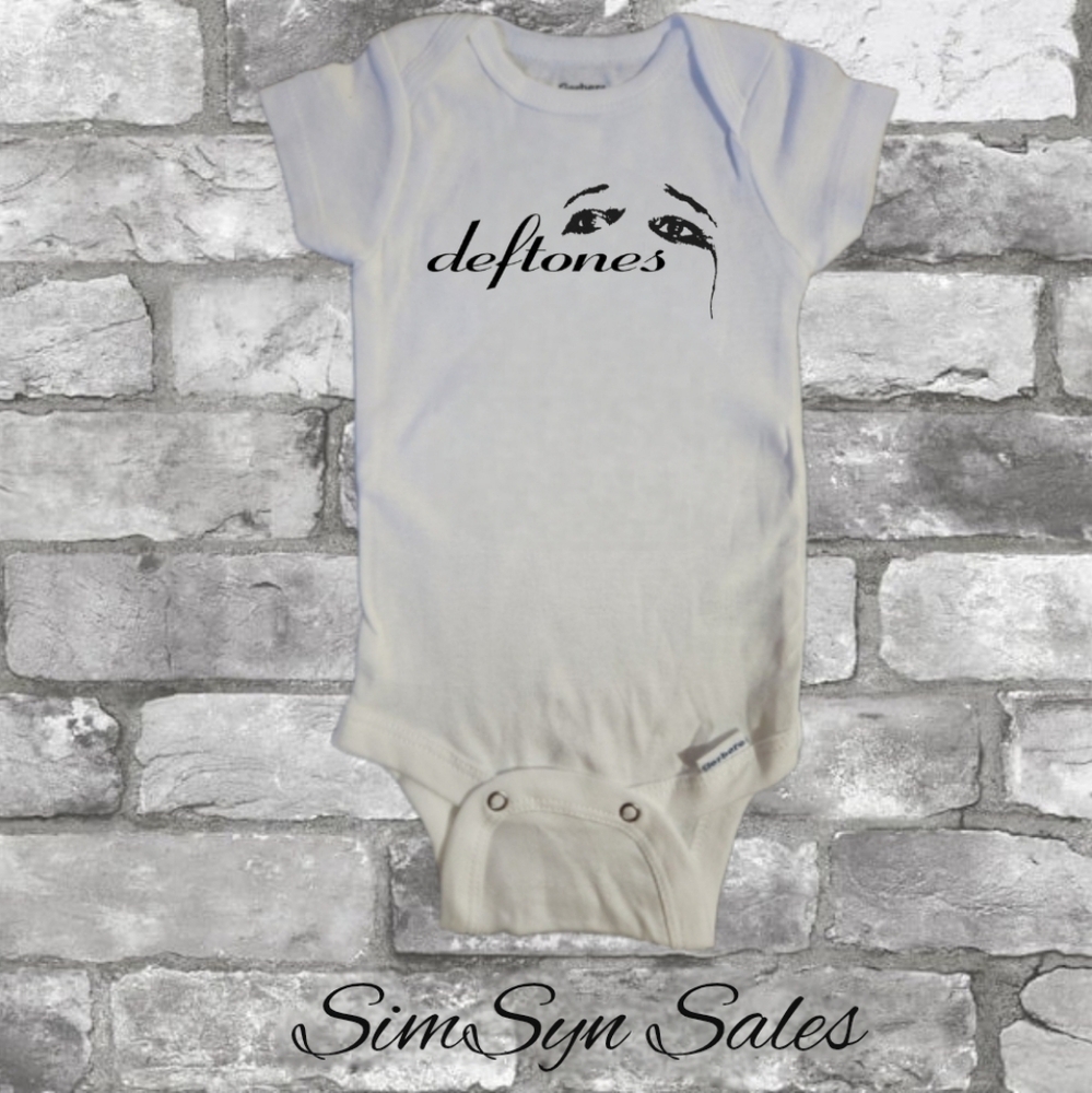 Deftones Unisex Baby Band Onesie Onepiece Bodysuit 0-3 Months Brand New